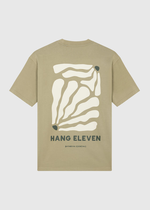 Botanisches Tee-Shirt – Schiefergrün