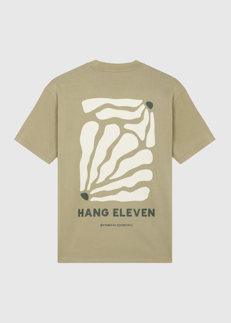 T-shirt botanique - Vert ardoise