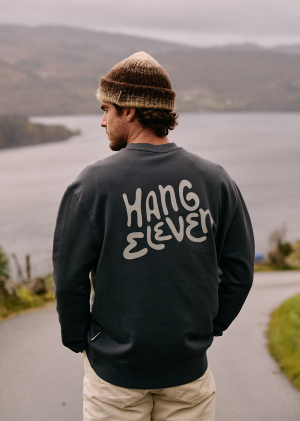 Brand Crewneck - Ombre Blue