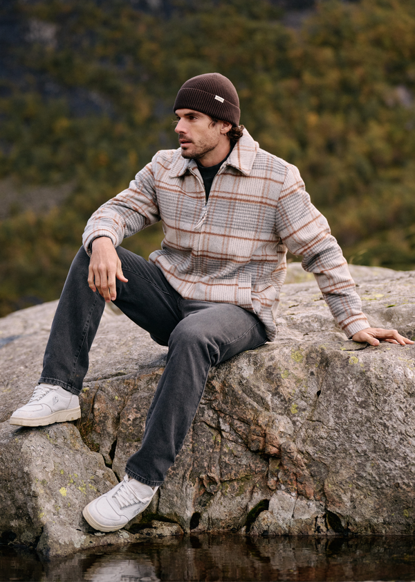 Check Overshirt - Grey