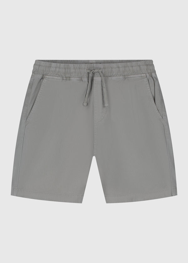 Gewaschene Chino-Shorts – Anthrazit