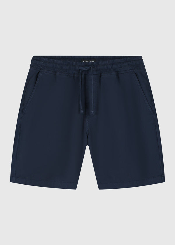 Washed Chino Short - Navy Blue
