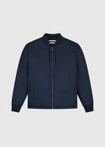 Premium Bomber Puffer - Navy Blue