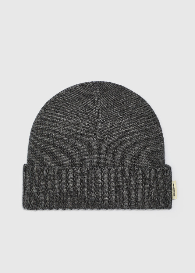 Wool Beanie - Anthracite