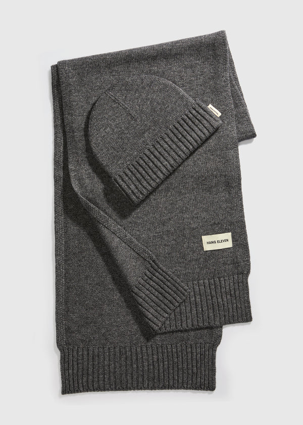 Wool Beanie - Anthracite