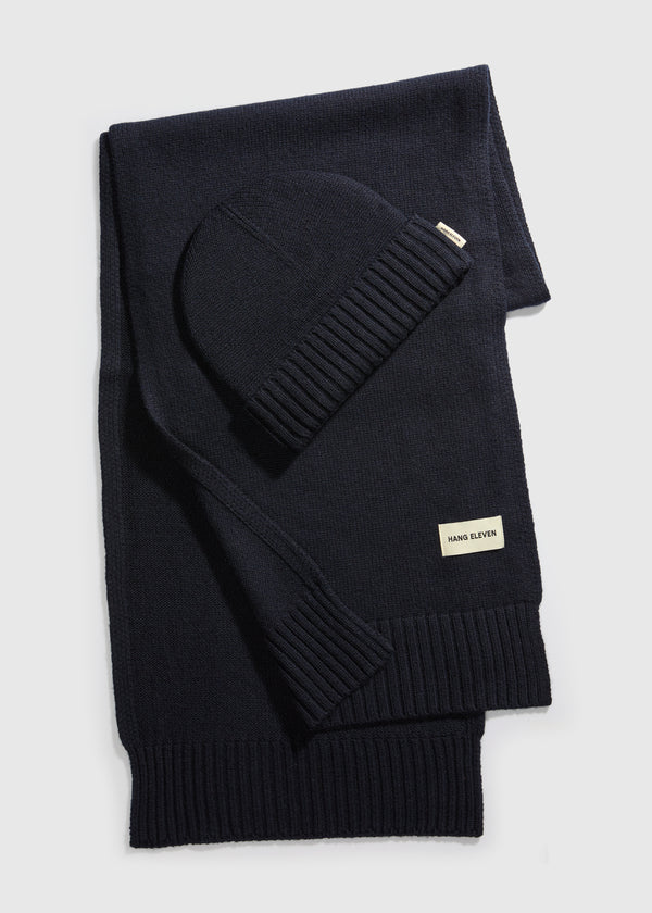 Wool Beanie - Navy
