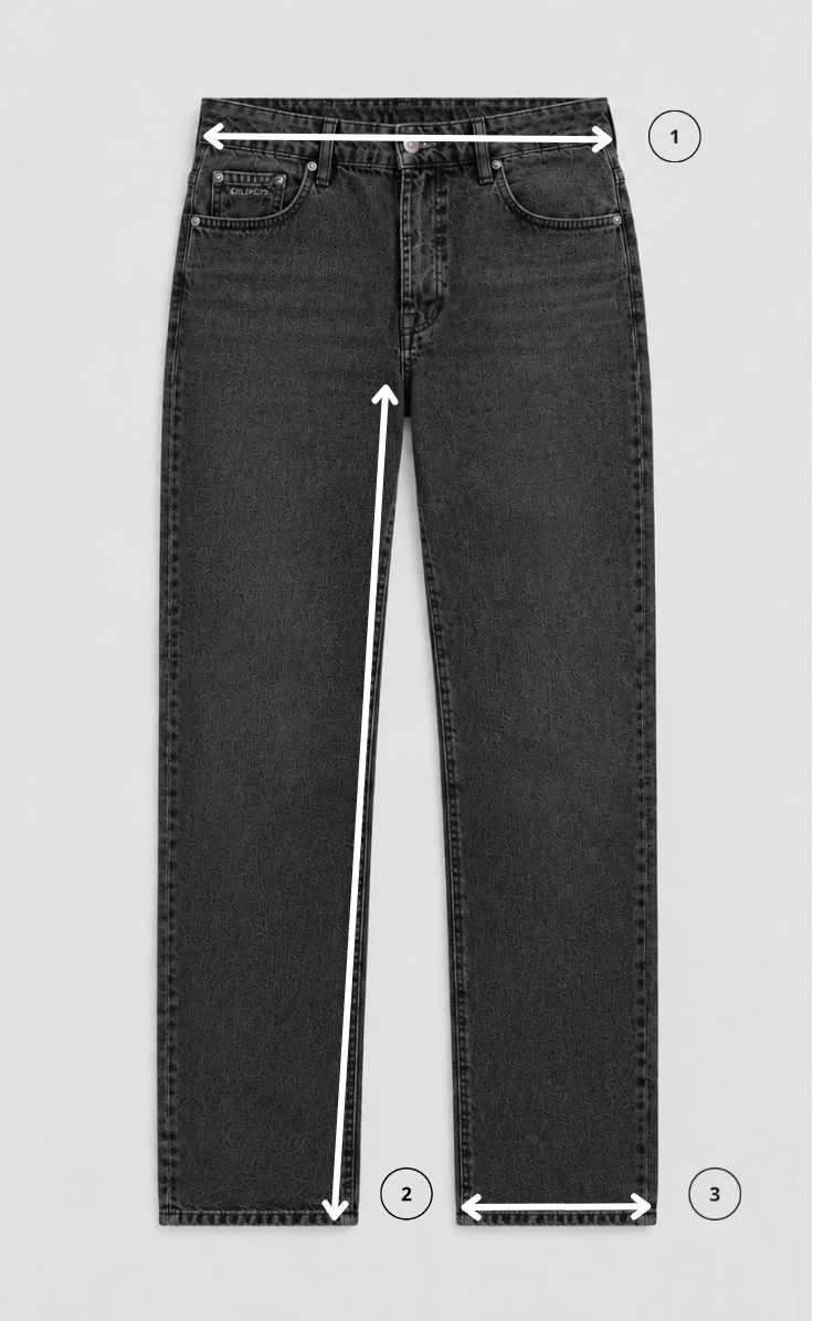 Clean Straight Jeans