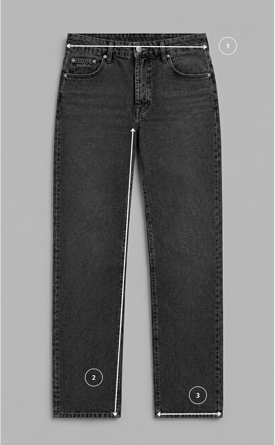 Clean Straight Jeans
