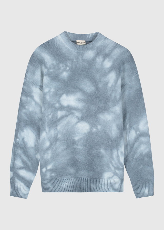 Cloud Knit Rundhalsausschnitt – Hellblau