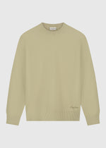 Compact Knit Crewneck - Light Green