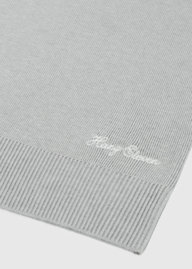 Compact Knit Crewneck - Grey Melee