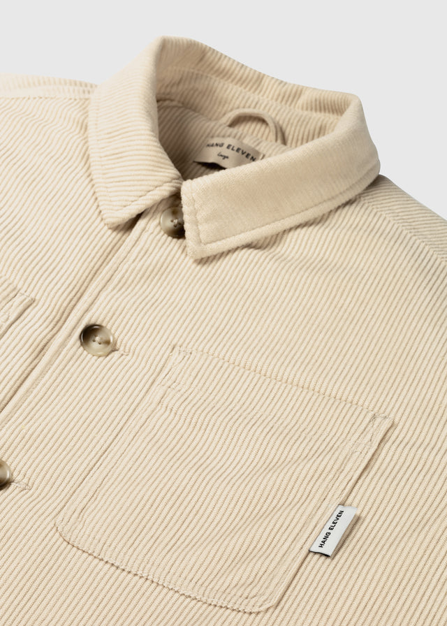 Veste en velours côtelé - Sable