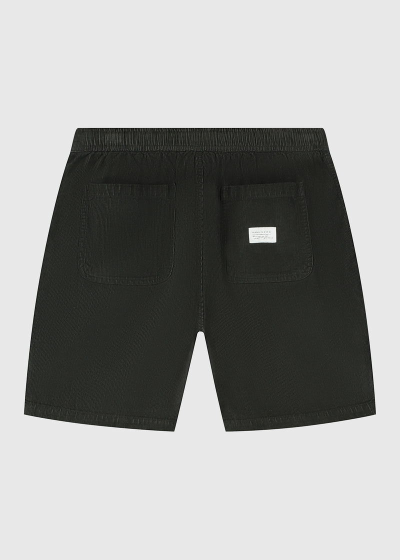 Cordshorts – Armeegrün