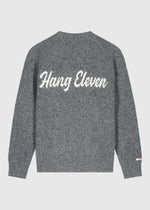 Cozy Brand Knit Crewneck - Anthracite