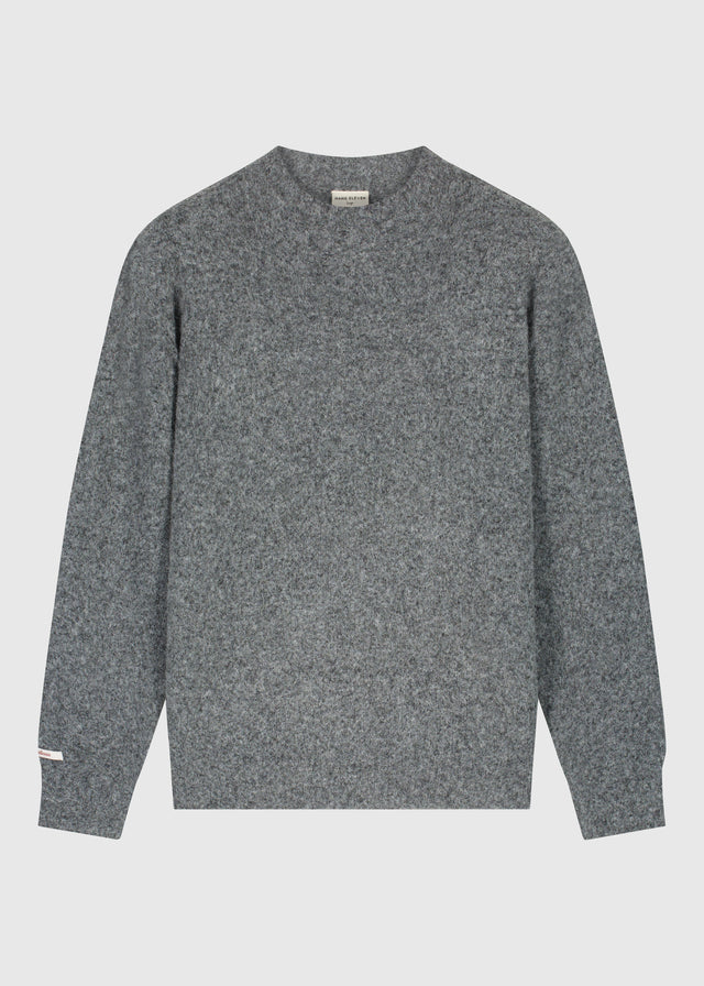 Col rond en tricot confortable - Taupe