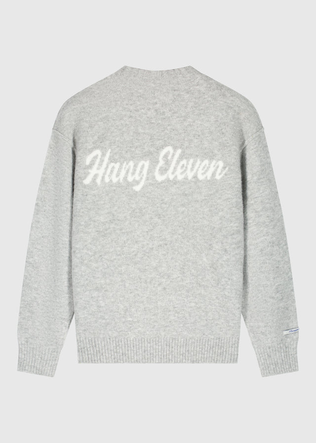 Cozy Brand Strickpullover - Grau Melee