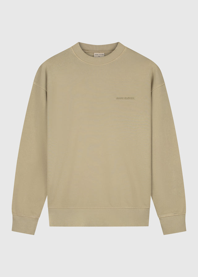 Sweat-shirt Premium Blanks à col rond - Vert délavé