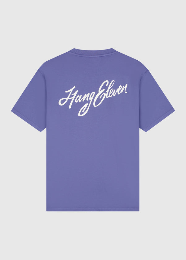 Cursive Tee - Kobalt Blue