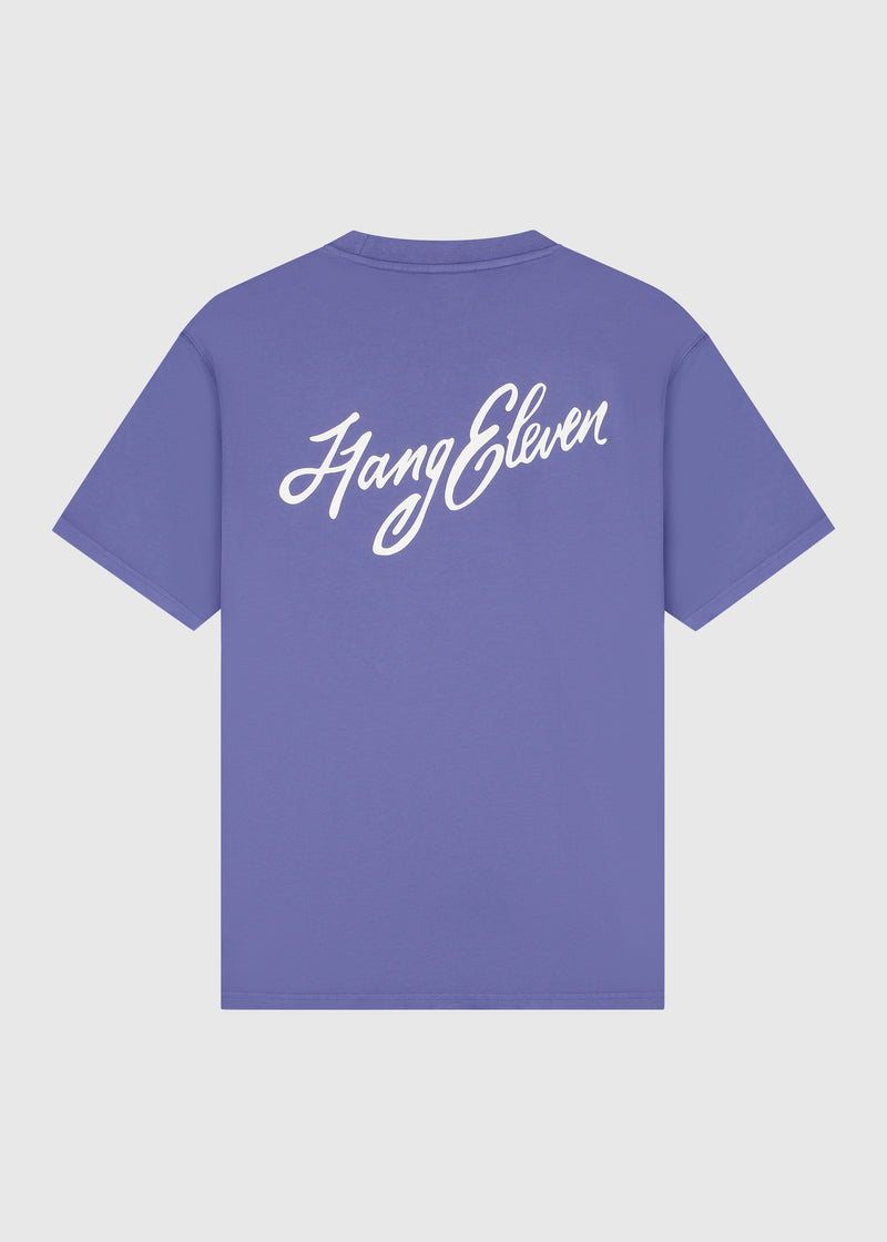 Cursive Tee - Kobalt Blue