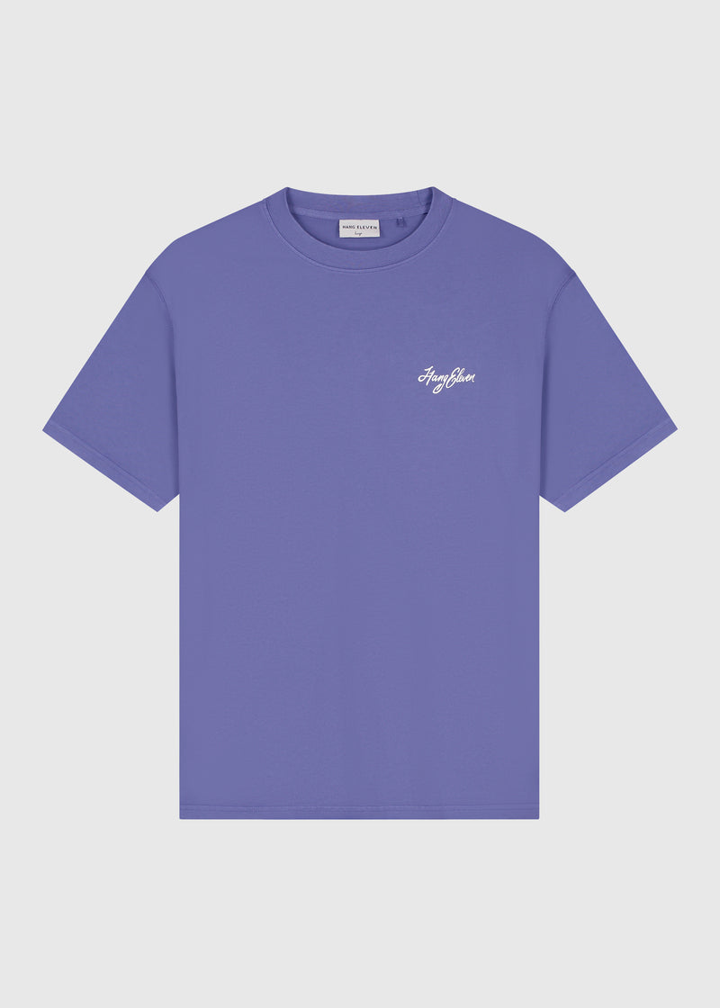 Cursive Tee - Kobalt Blue