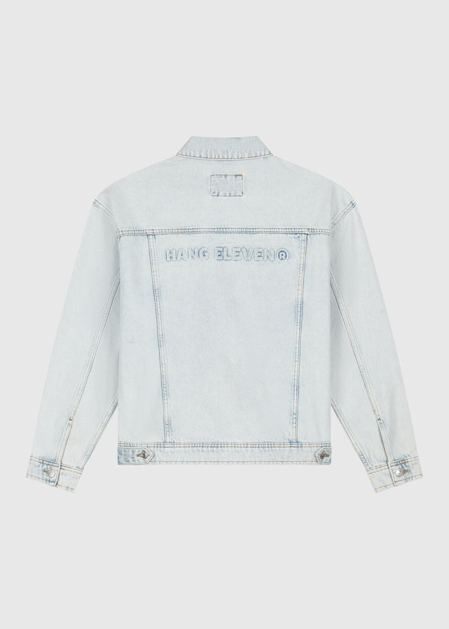 Premium-Jeansjacke – Hellblau