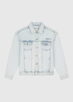 Branded Miles Denim Jacket - Bleach