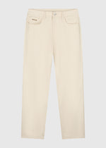 Branded Miles Straight Jeans - Ecru
