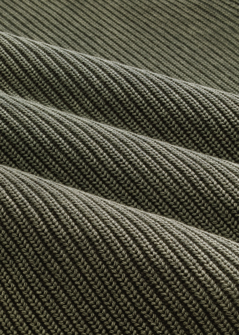 Washed Knit Crewneck - Chimera Green