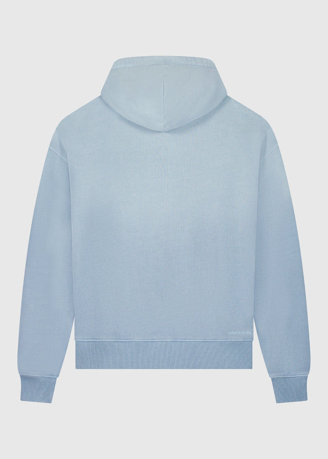 Kapuzenpullover mit Farbverlauf – Hellblau