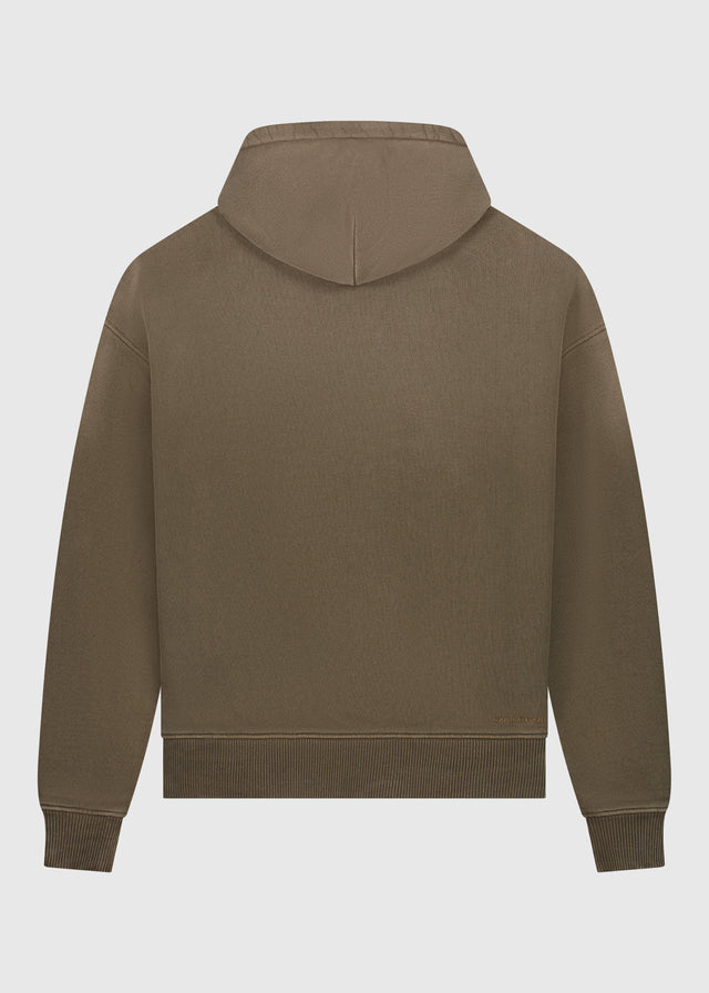 Kapuzenpullover mit Farbverlauf – Braun