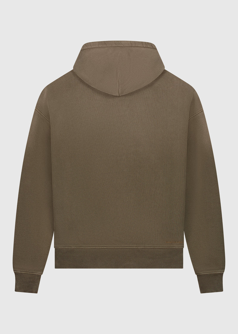 Kapuzenpullover mit Farbverlauf – Braun