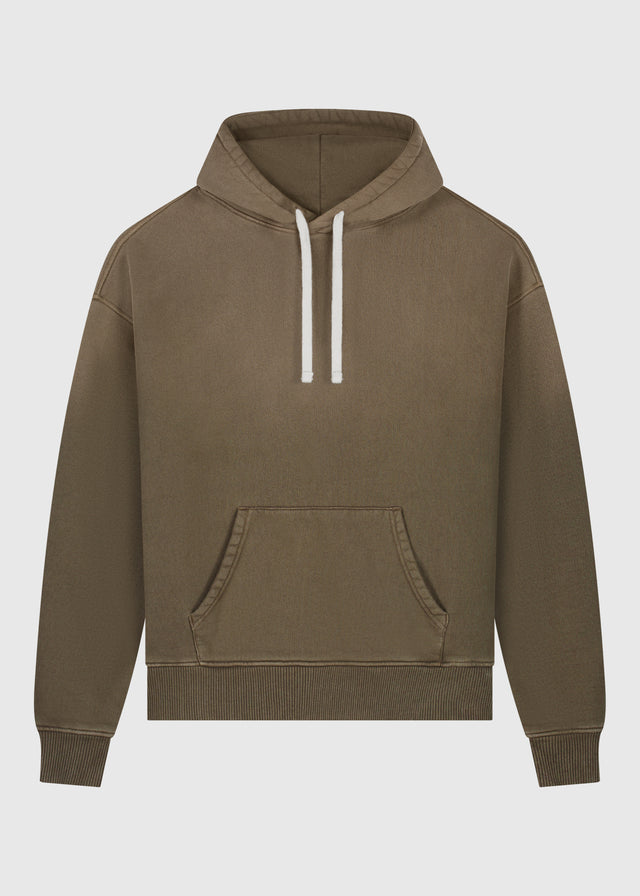 Kapuzenpullover mit Farbverlauf – Braun