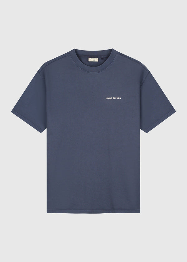 Washed Essential Tee - Ombre Blue