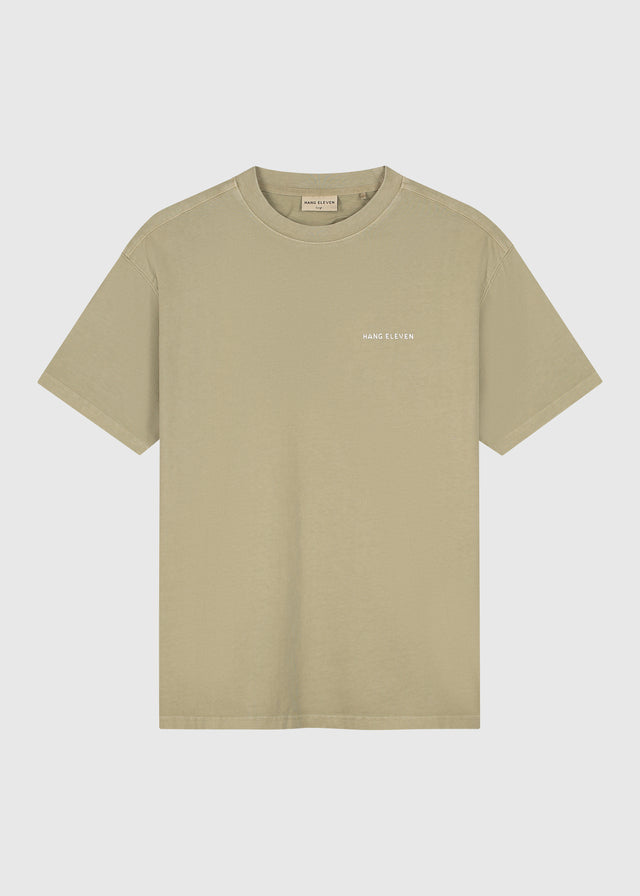 T-shirt essentiel délavé - Vert ardoise