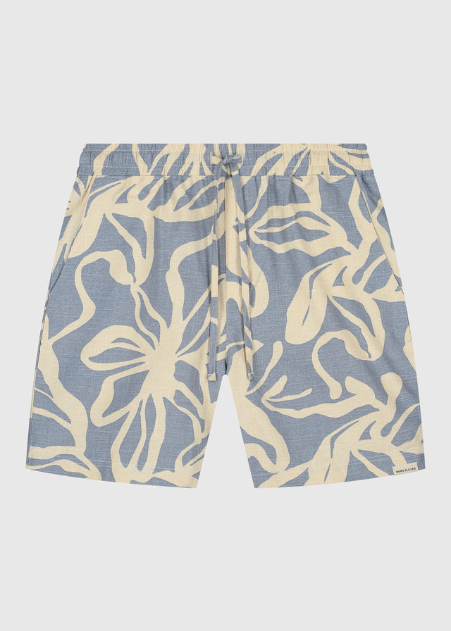 Plants Slub Short - Dusty Blue