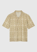 Hemd mit Blumenmuster - Sand