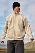 Waffle Full Zip - Sand