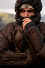 Diamond Down Puffer - Brown