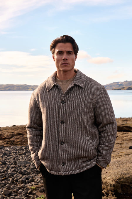 Padded Overshirt - Brown