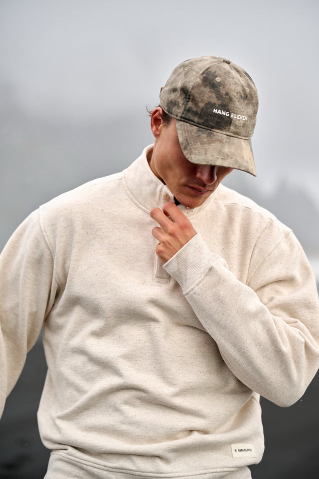Vintage Washed High Neck - Sand