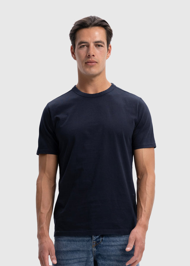 Leichtes Regular Premium T-Shirt - Navy Blau