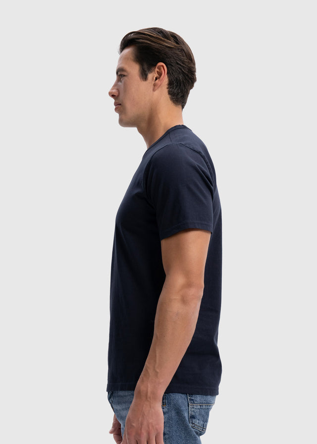 Leichtes Regular Premium T-Shirt - Navy Blau