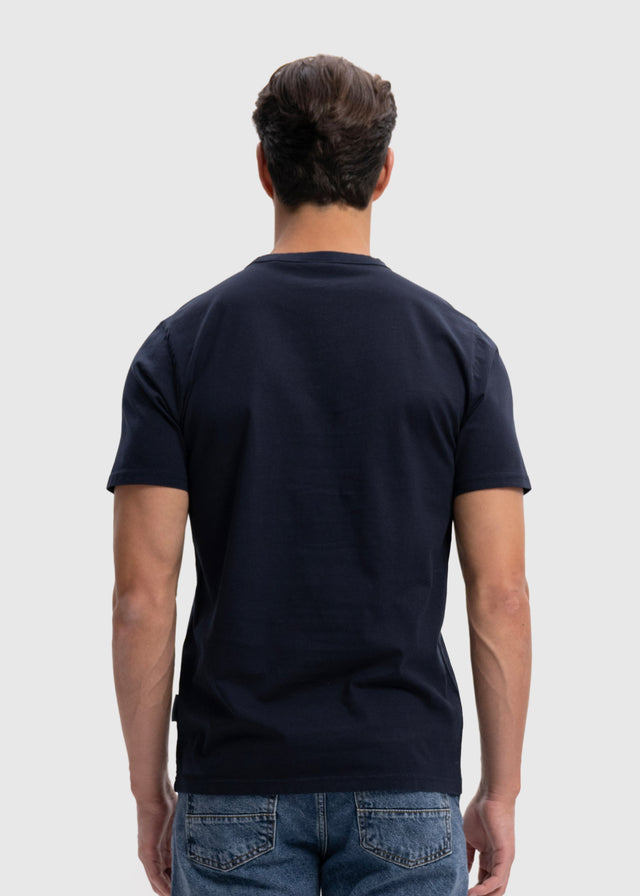 Leichtes Regular Premium T-Shirt - Navy Blau