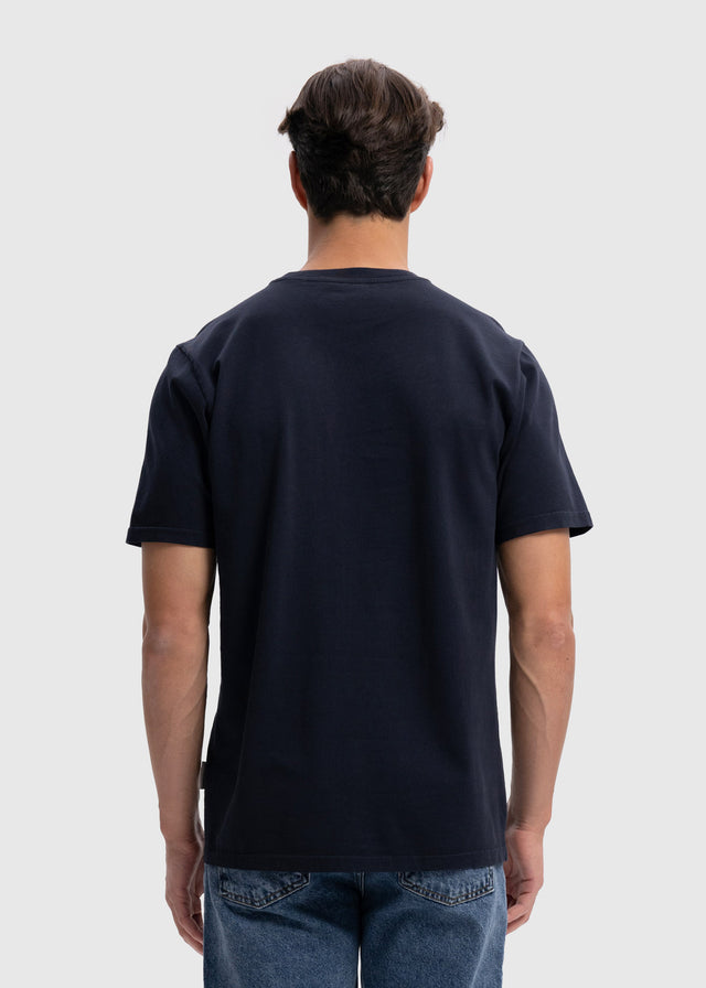 Schweres reguläres Premium-T-Shirt – Marineblau