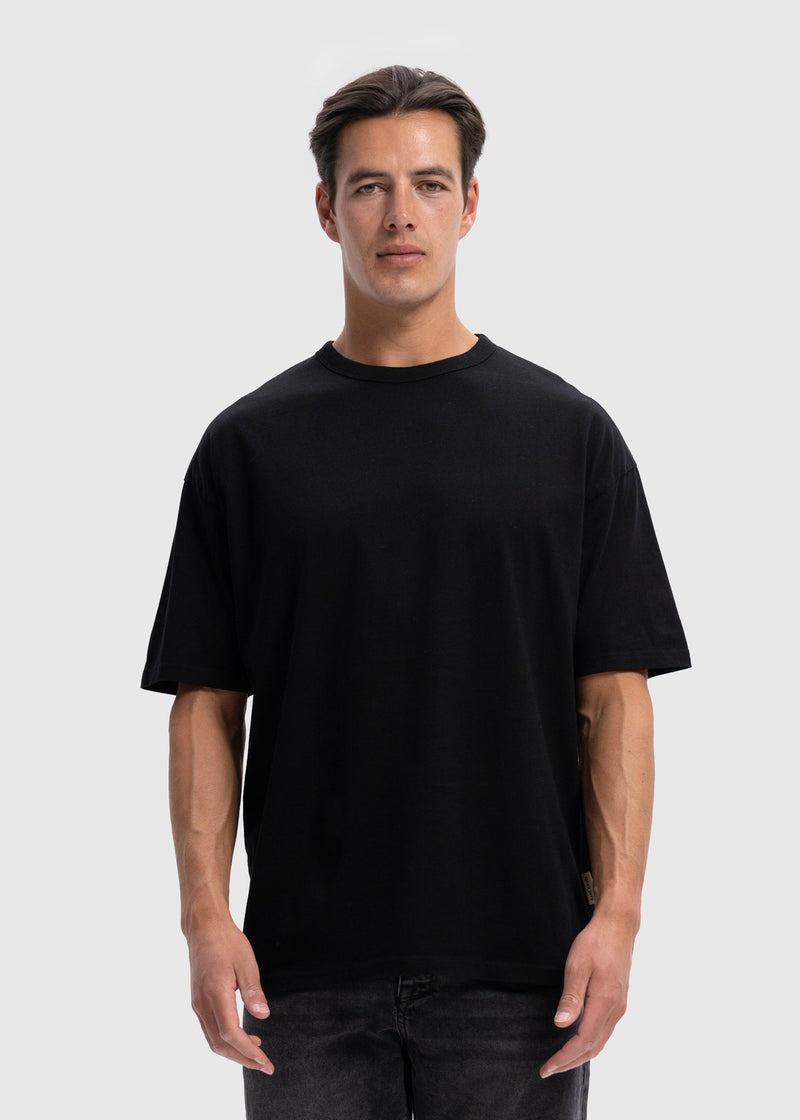 Light Oversized Premium Tee - Black