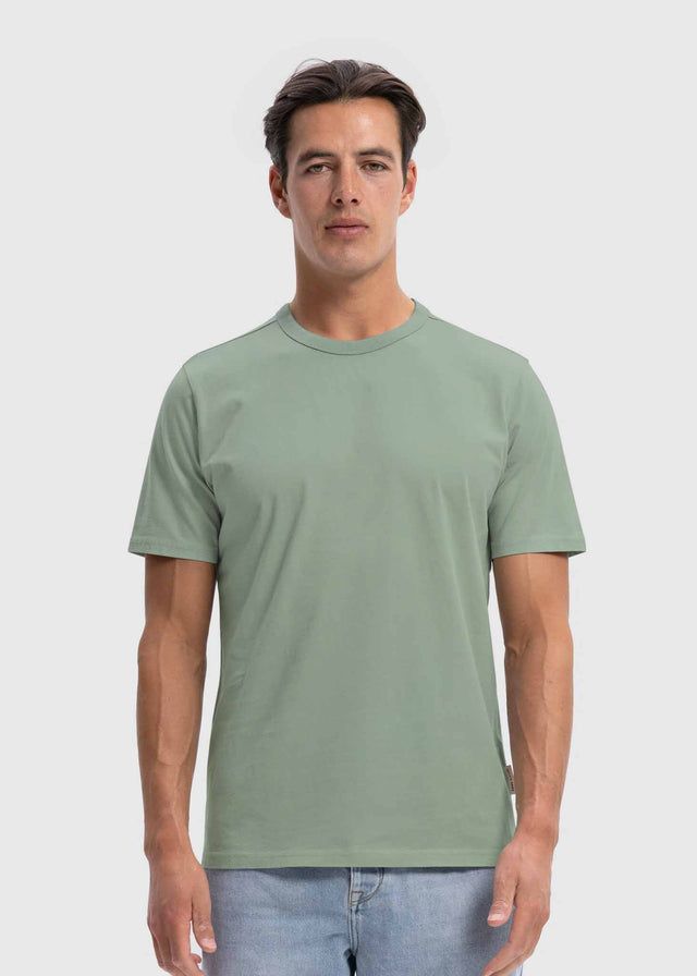 T-shirt premium léger et régulier - Vert sauge