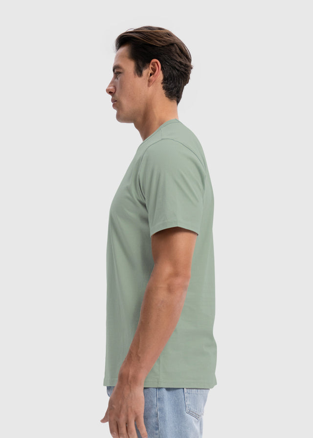 T-shirt premium léger et régulier - Vert sauge