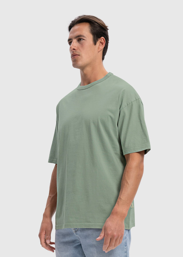 T-shirt oversize léger de qualité supérieure - Vert sauge