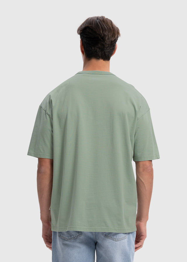 T-shirt oversize léger de qualité supérieure - Vert sauge