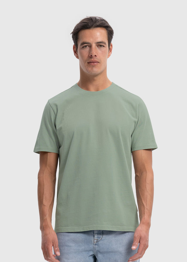 Schweres reguläres Premium-T-Shirt – Salbeigrün